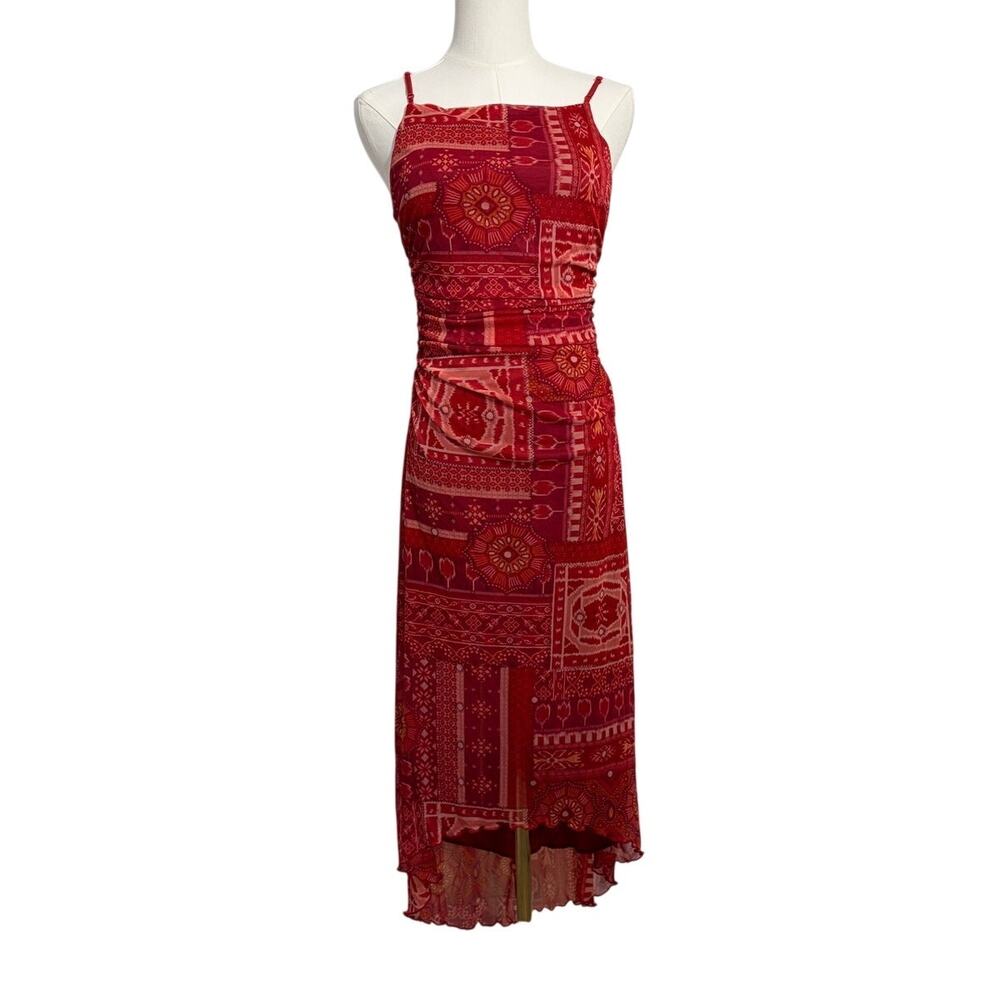 City Triangles VTG y2k Patchwork Paisley Grunge Wimsy Fairy Boho Sz M